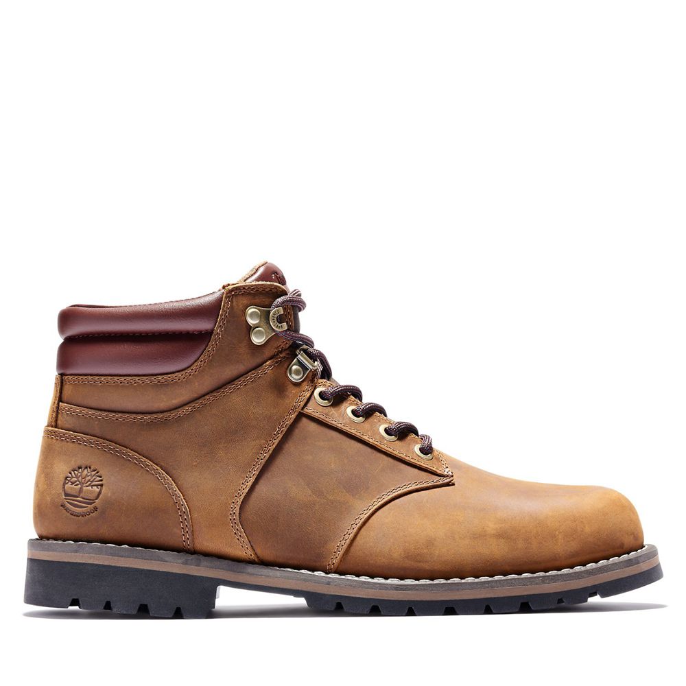 Bocanci De Drumeție Timberland Barbati Maro - Redwood Falls Waterproof Mid - Romania - KHFWXV847